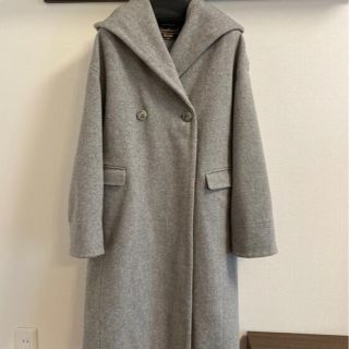 スローブイエナ(SLOBE IENA)の◆美品◆  SLOBE IENA   カシミヤ混　フーデットコート(ロングコート)