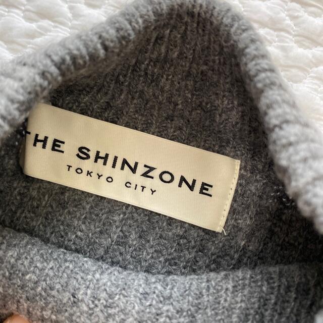 Shinzone(シンゾーン)のシンゾーン𖤐ニットワンピース レディースのワンピース(ひざ丈ワンピース)の商品写真