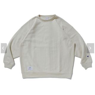 ダブルタップス(W)taps)のWTAPS x Champion リバースウィーブ　クルーネックスウェットシャツ(スウェット)