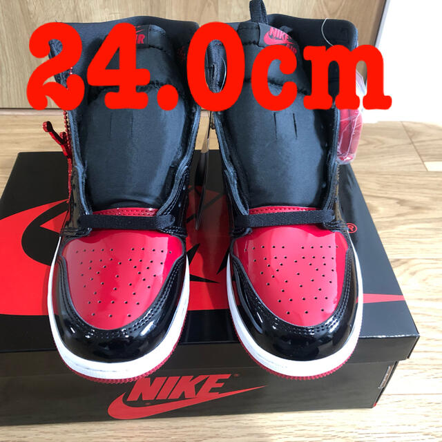 Nike GS Air Jordan 1 High OG Patent Bred