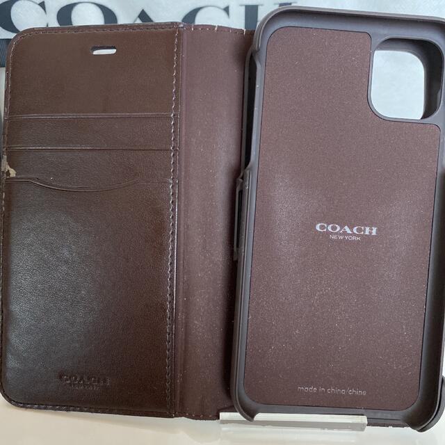 COACH(コーチ)の【正規店購入品】COACH iPhone11  手帳型iPhoneケース スマホ/家電/カメラのスマホアクセサリー(iPhoneケース)の商品写真