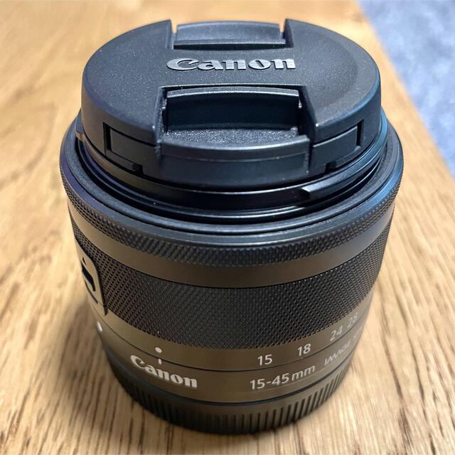 Canon(キヤノン)の【安価】CanonEF-M15-45mm F3.5-6.3 IS STM レンズ スマホ/家電/カメラのカメラ(レンズ(ズーム))の商品写真