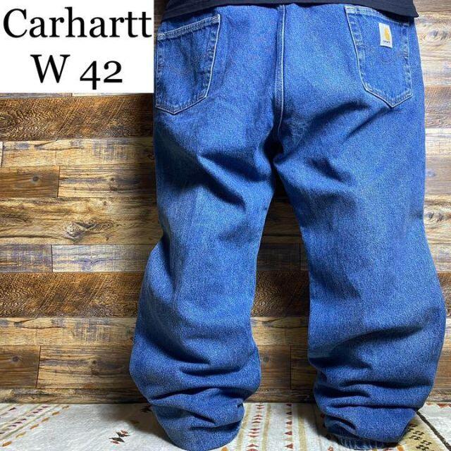 ホワイトブラウン 90s Carhartt カーハート ブラックジーンズ デニム