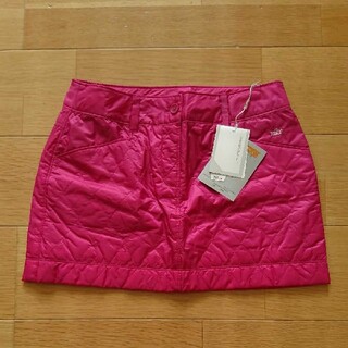 ナイキ(NIKE)の新品 NIKE GOLF 中綿 スカート 2 w64 ピンク 断熱 撥水 軽量(ウエア)