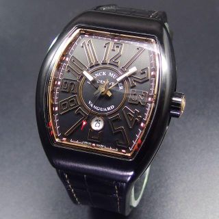 フランクミュラー(FRANCK MULLER)のフランクミュラー ヴァンガード チタン ピンクゴールドV45SCDTTTNRBR(腕時計(アナログ))