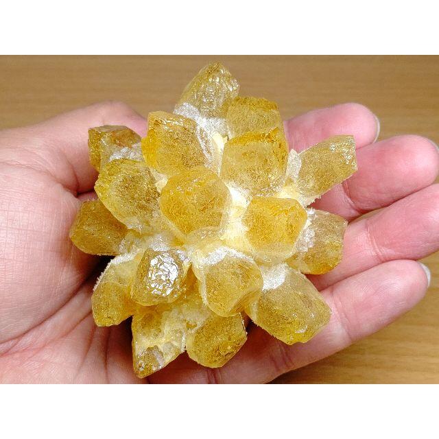 黄水晶 248g シトリン クラスター 水晶 原石 鑑賞石 自然石 誕生石 宝石