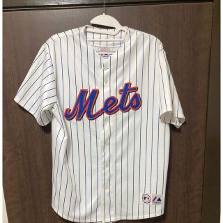 マジェスティック(Majestic)のMajestic NEWYORK METS game shirts(ジャージ)