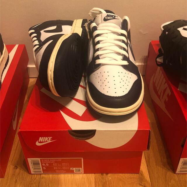 2足☆NIKE ダンクロー ヴィンテージネイビー23.5 | www.jarussi.com.br