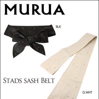 ムルーア(MURUA)のスタッズ ハイウェストベルト(ベルト)