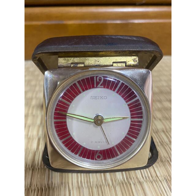 SEIKO - SEIKO 2 JEWELS 目覚まし時計 ゼンマイ式の通販 by さち's