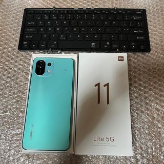 アンドロイド(ANDROID)のXiaomi Mi 11 Lite 5G ミントグリーン(スマートフォン本体)