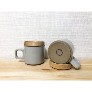 アッシュペーフランス(H.P.FRANCE)のHASAMI PORCELAIN🍋蓋付きマグカップ　波佐見焼　コーヒーカップペア(グラス/カップ)