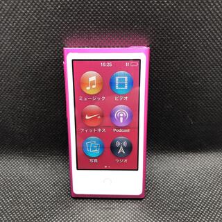アップル(Apple)の即決 Apple アップル iPod nano 第7世代 ピンク A1446(ポータブルプレーヤー)