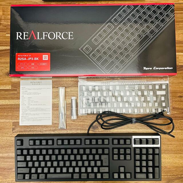 【送料込】東プレ リアルフォース　REALFORCE R2SA-JP3-BK スマホ/家電/カメラのPC/タブレット(PC周辺機器)の商品写真