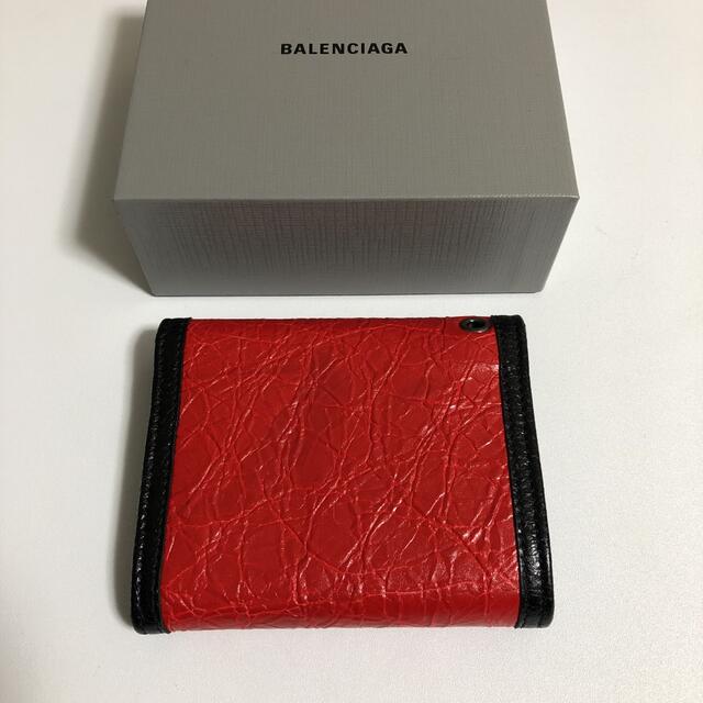 カラー Balenciaga バレンシアガ二つ折り財布の通販 by kkk｜バレンシアガならラクマ - BALENCIAGA オフホワイ