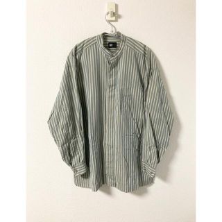 イッセイミヤケ(ISSEY MIYAKE)のイッセイミヤケ ノーカラーシャツ　古着(シャツ)