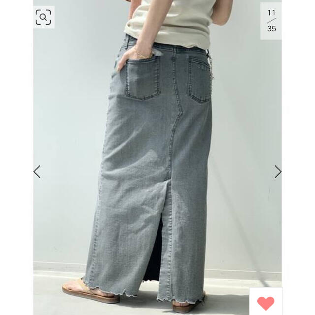 L'Appartement DEUXIEME CLASSE(アパルトモンドゥーズィエムクラス)の【GOOD GRIEF/グッドグリーフ】DENIM LONG スカート レディースのスカート(ロングスカート)の商品写真