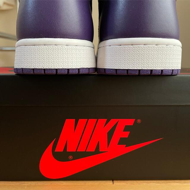 NIKE(ナイキ)のNIKE AIR JORDAN1 HIGH COURT PURPLE 27.5 メンズの靴/シューズ(スニーカー)の商品写真