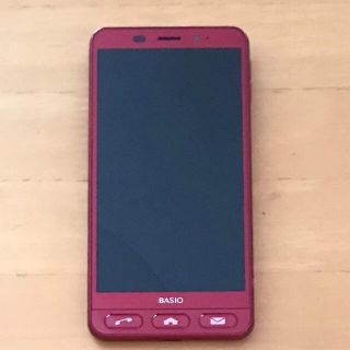 シャープ(SHARP)のau  BASIO2  SHARP カメラスライドカバー搭載シニア向けスマホ(スマートフォン本体)