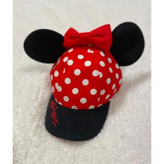 ディズニー(Disney)の上海ディズニーランド　ミニーマウス耳付きキッズキャップ(帽子)