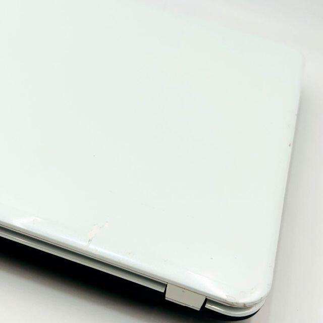 CORE i7NECハイスペックノートパソコン白色初心者マニュアル付快適サクサク