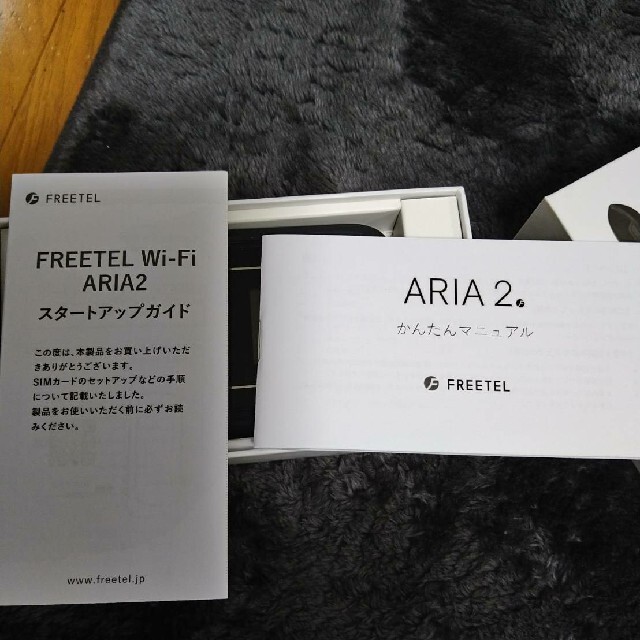 FREETEL ARIA2 Wi-Fi Router SIMアダプタ付き スマホ/家電/カメラのスマートフォン/携帯電話(その他)の商品写真