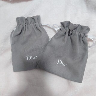 クリスチャンディオール(Christian Dior)のDior ノベルティ巾着袋 2枚セット(ノベルティグッズ)
