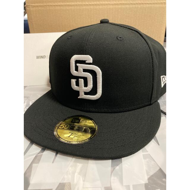 NEW ERA(ニューエラー)のWIND AND SEA×San Diego Padres×New Era黒新品 メンズの帽子(キャップ)の商品写真