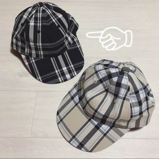 ビームス(BEAMS)のビームスハート★未使用★チェック柄キャップ★帽子(キャップ)