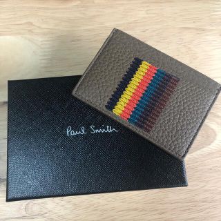 ポールスミス(Paul Smith)のポールスミス　イタリア製レザーパスケース(名刺入れ/定期入れ)