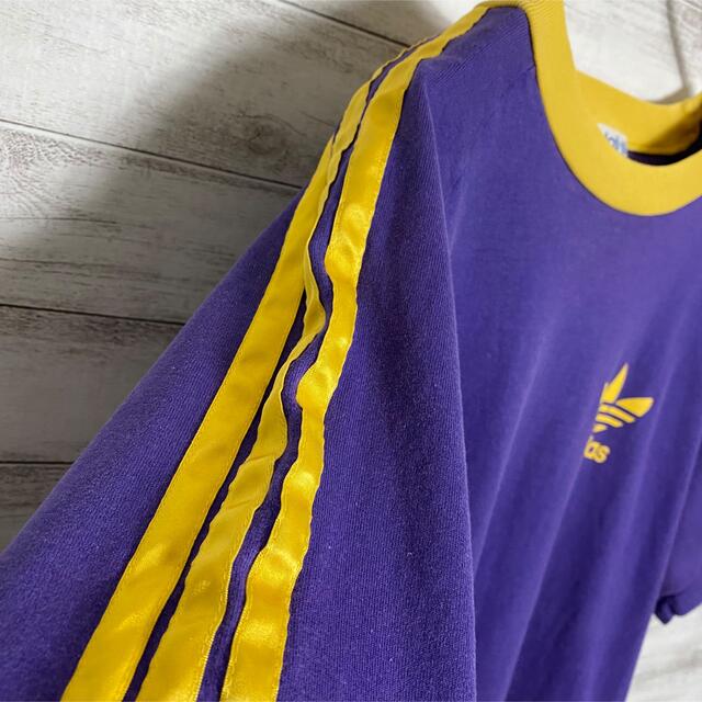 adidas(アディダス)の【デサント製】90sアディダストレフォイルワンポイントバックプリントTシャツ メンズのトップス(Tシャツ/カットソー(半袖/袖なし))の商品写真