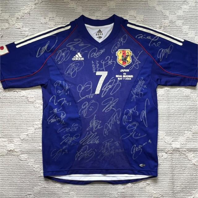adidas - 日本代表2002ホームオーセンティックユニフォームL #7中田