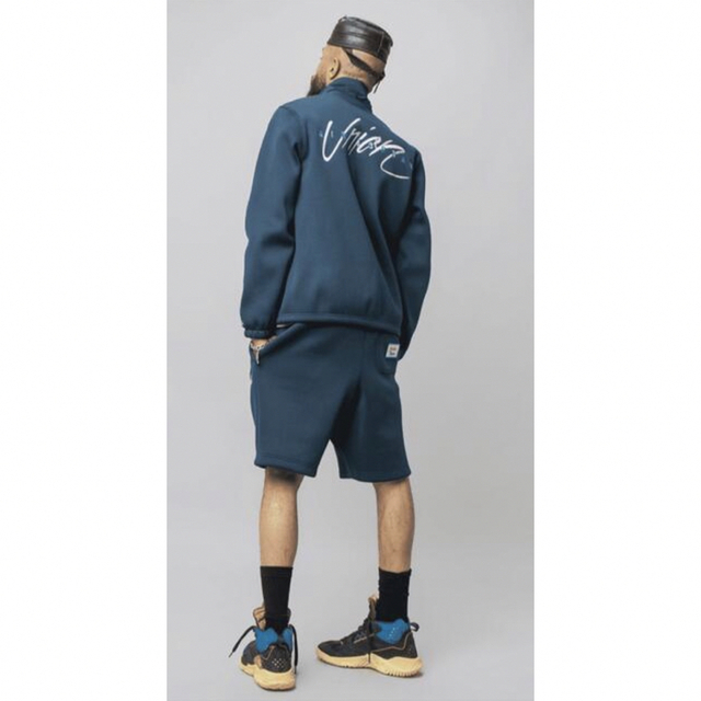 希少 XL union jordan navy コーチジャケット ネイビー