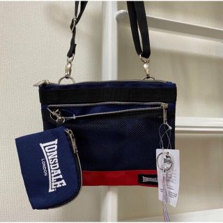 ロンズデール(LONSDALE)の［値下げ　未使用新品］LONSDALE ミニショルダーバッグ ポーチ付き(ショルダーバッグ)