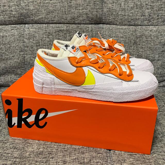 SACAI × NIKE BLAZER LOW "MAGMA ORANGE"