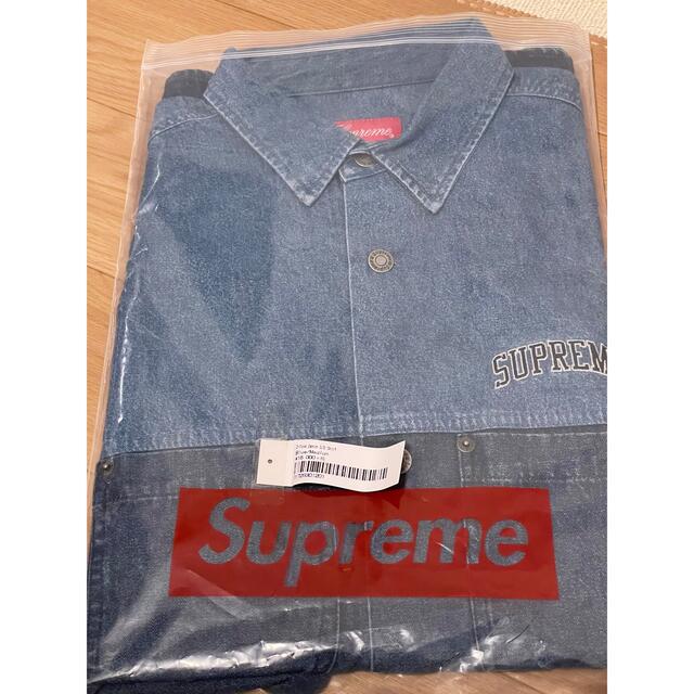 Supreme 2-Tone Denim S/S Shirt Mサイズ