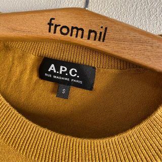 A.P.C. アーペーセ マスタード ニット 黄色 半袖