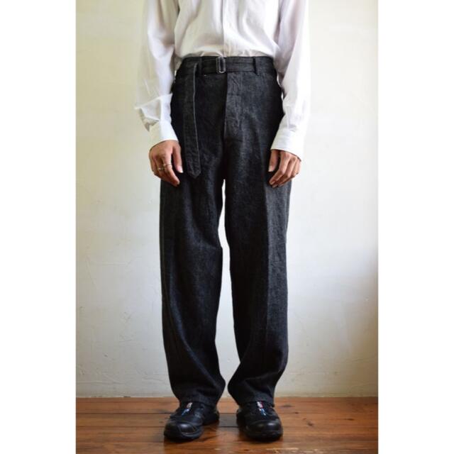 COMOLI デニムベルテッドパンツ 2 | labiela.com