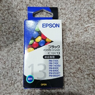 エプソン(EPSON)のEPSON インクカートリッジ IC1BK13 1色(その他)