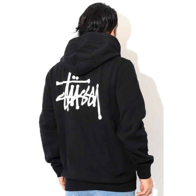 新品☆STUSSY ステューシー パーカー ブラックXLサイズ - パーカー