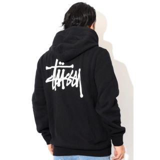 ステューシー(STUSSY)の新品☆STUSSY ステューシー　パーカー　ブラックXLサイズ(パーカー)