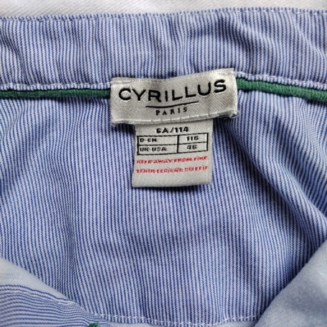 CYRILLUS(シリリュス)のCyrillus キッズ ポロシャツ 114cm キッズ/ベビー/マタニティのキッズ服男の子用(90cm~)(Tシャツ/カットソー)の商品写真