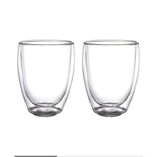 イケア(IKEA)の【新品】IKEA ダブルウォールグラス 30cl(グラス/カップ)