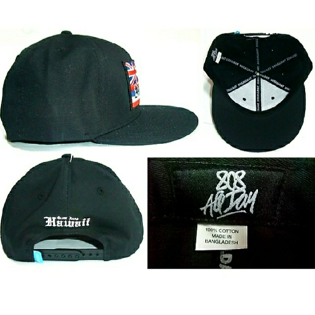 IN4MATION(インフォメーション)の808ALLDAY Flag Script Snapback キャップ　帽子 メンズの帽子(キャップ)の商品写真