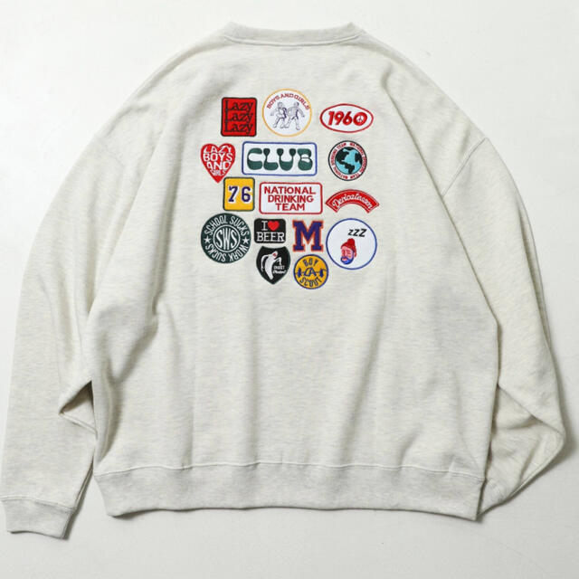 【フリークスストア】刺繍スウェット グレーsサイズ | フリマアプリ ラクマ
