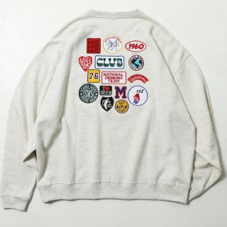 フリークスストア(FREAK'S STORE)の【フリークスストア】刺繍スウェット　グレーsサイズ(スウェット)