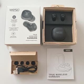ウィーエスシー(WeSC)のWeSC ワイヤレス　イヤフォン　Bluetooth ブラック(ヘッドフォン/イヤフォン)