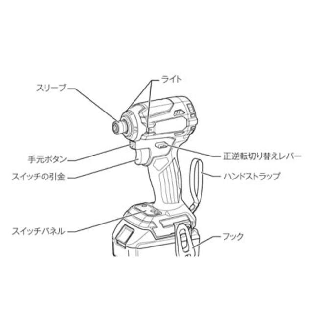 マキタ 14.4V 充電式インパクトドライバ TD161D【本体のみ】白 www