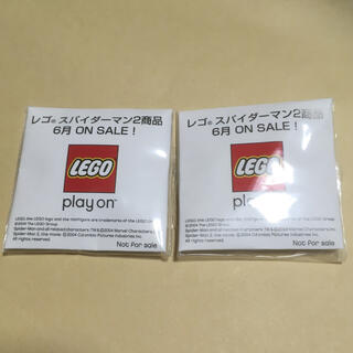 レゴ(Lego)のスパイダーマン　缶バッチ　2と3 LEGOキャンペーン　非売品　２個セット(バッジ/ピンバッジ)