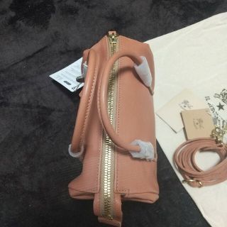新品 イルビゾンテ 本革 レザー バッグ ショルダーバッグ ボストン